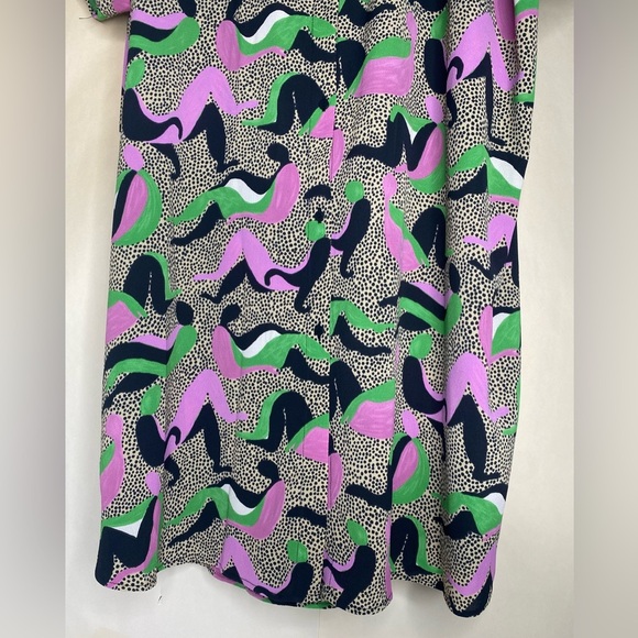 Monkl Shirt Dress Short Sleeve Sustainable Sz XL New WithTags - Picture 8 of 12